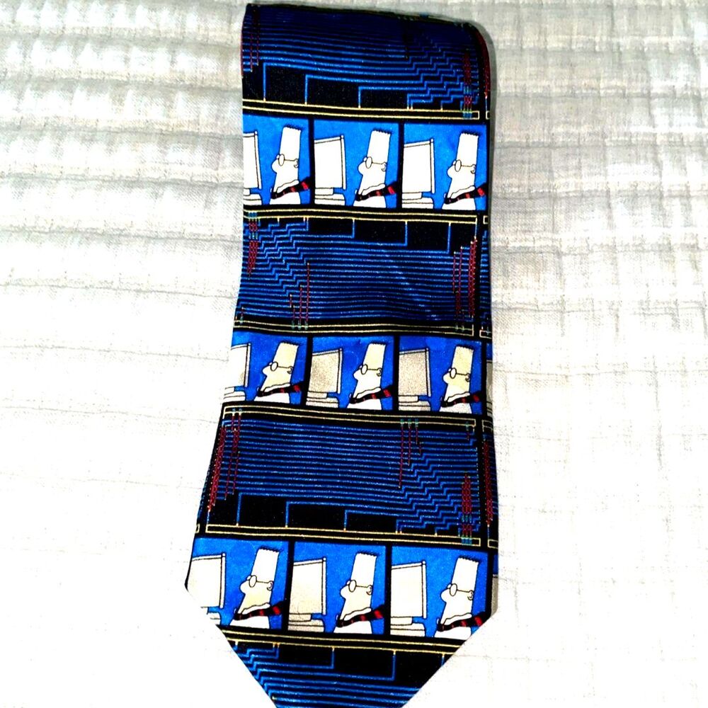 Dilbert Men's Silk Tie